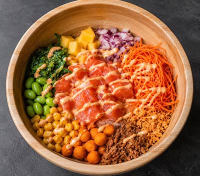 Poke bowls